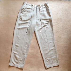 Cubavera Linen Blend Pants Size Large (36-38)